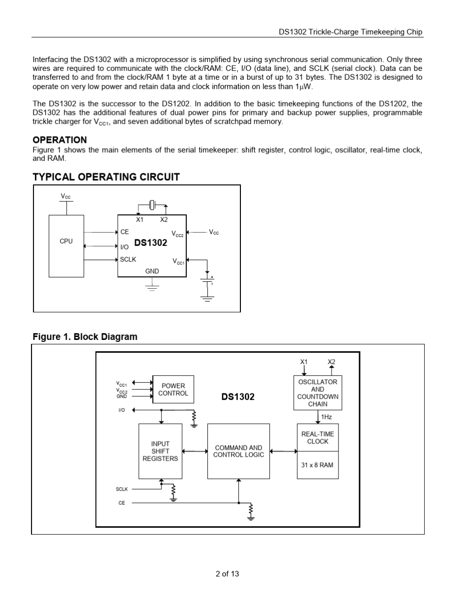 DS1302_数据手册_第2页