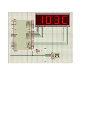 ds18b20C程序proteus仿真