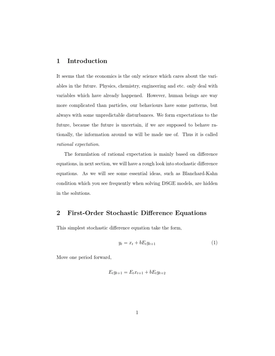 DSGE模型讨论之三——线形理性预期模型_第3页