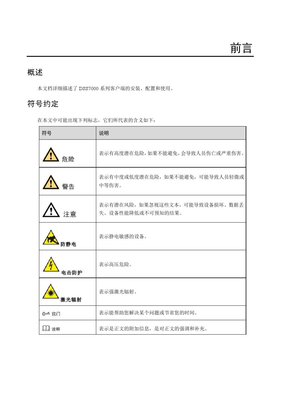 DSS7000_客户端操作手册_V3.11_第2页