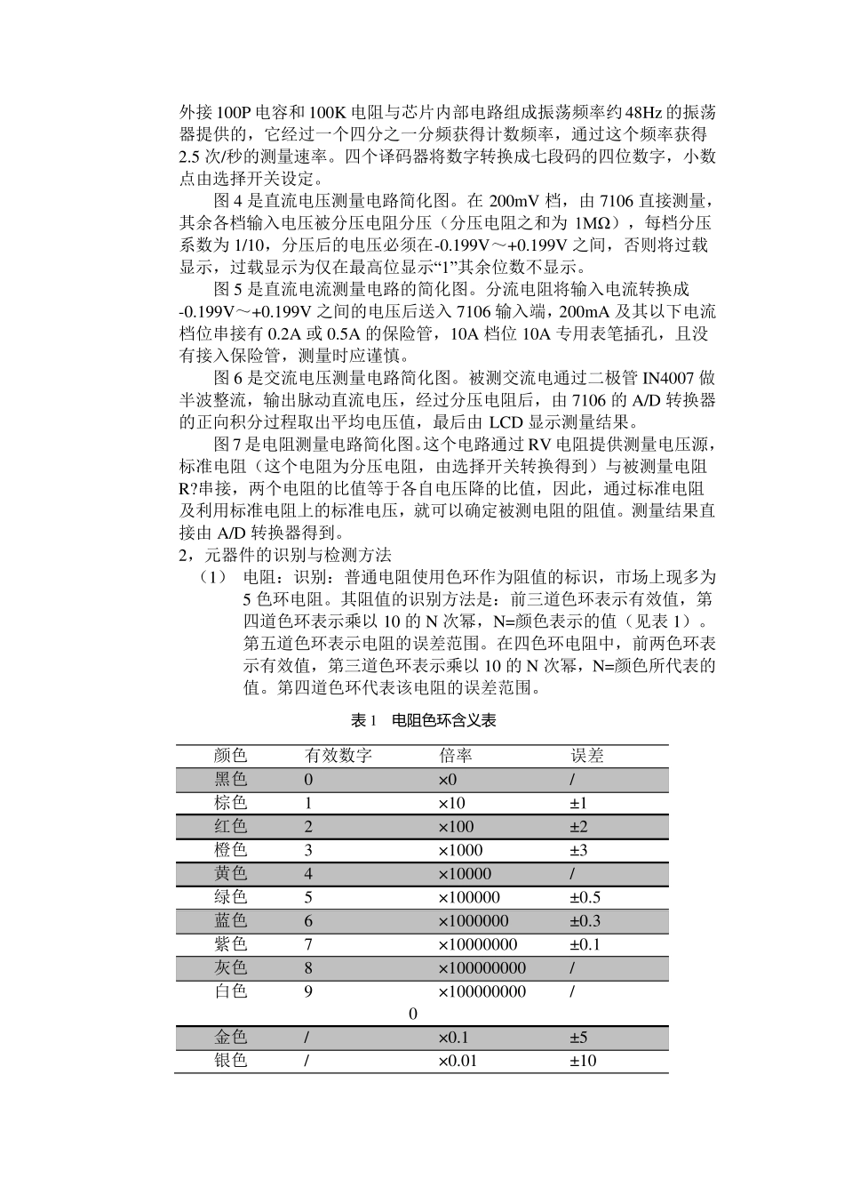 DT830B数字万用表实习报告_第2页