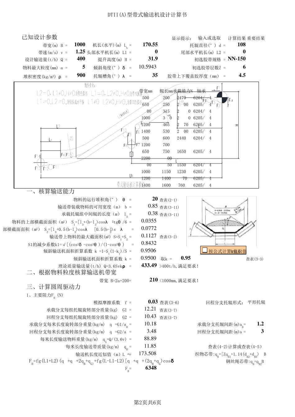 DTII(A)带式输送机计算书(带表1~4)Ver1.2(95版)(2012.12.18)_第2页