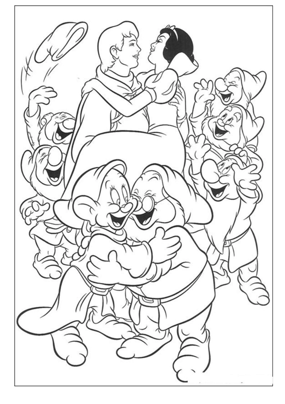 宝宝填色涂色本：白雪公主系列_第3页