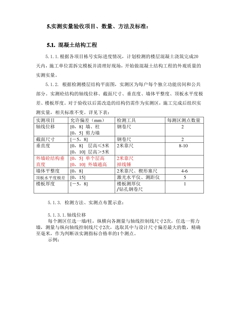 实测实量检查验收标准_第3页