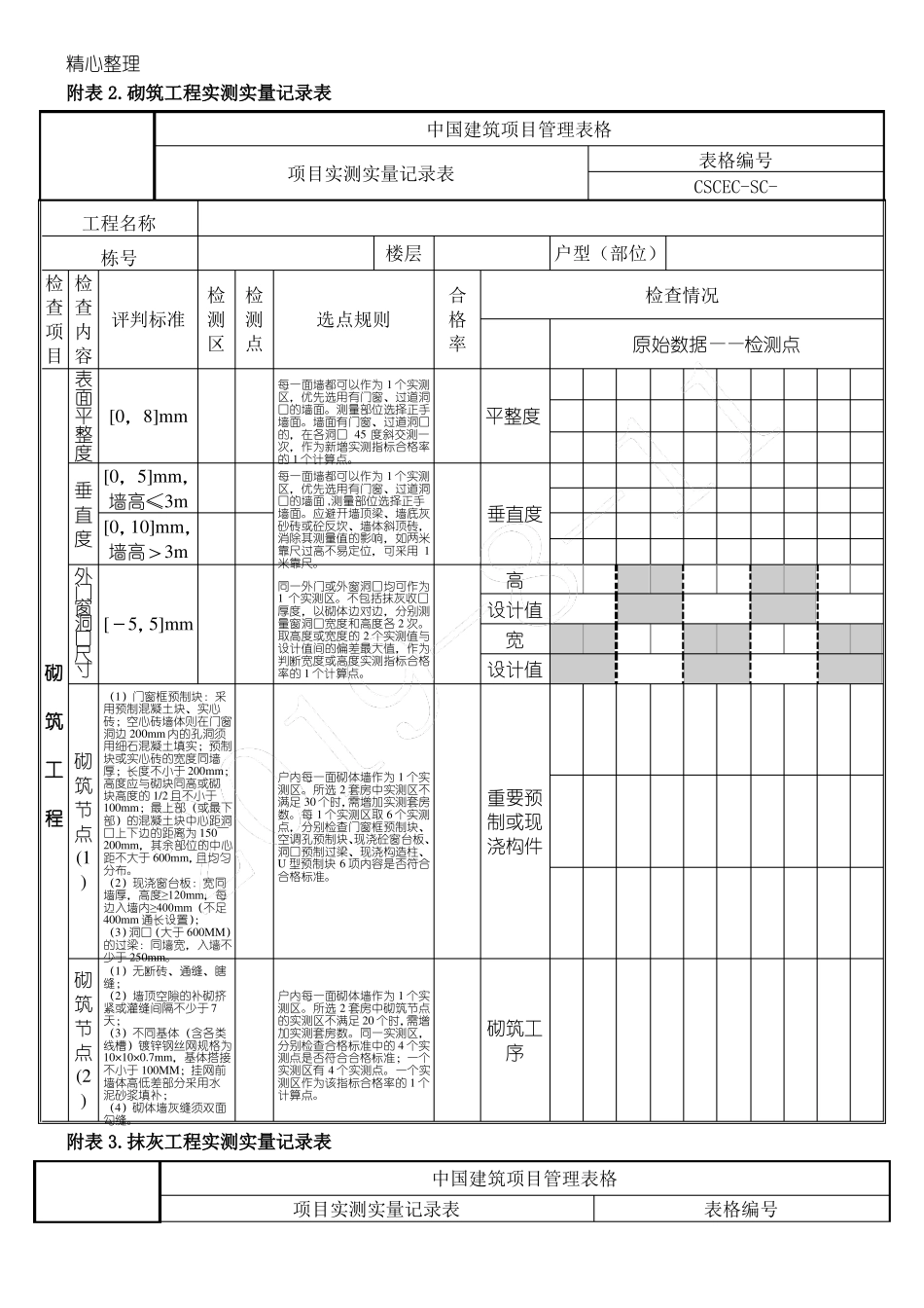 实测实量测量表格模板格_第2页