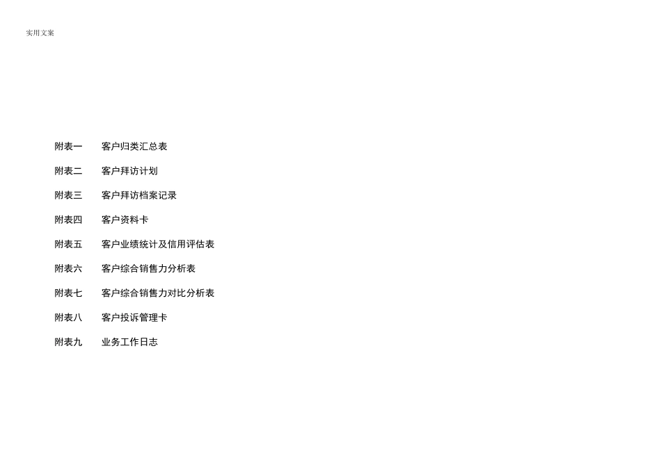 客户档案管理系统表格_第2页