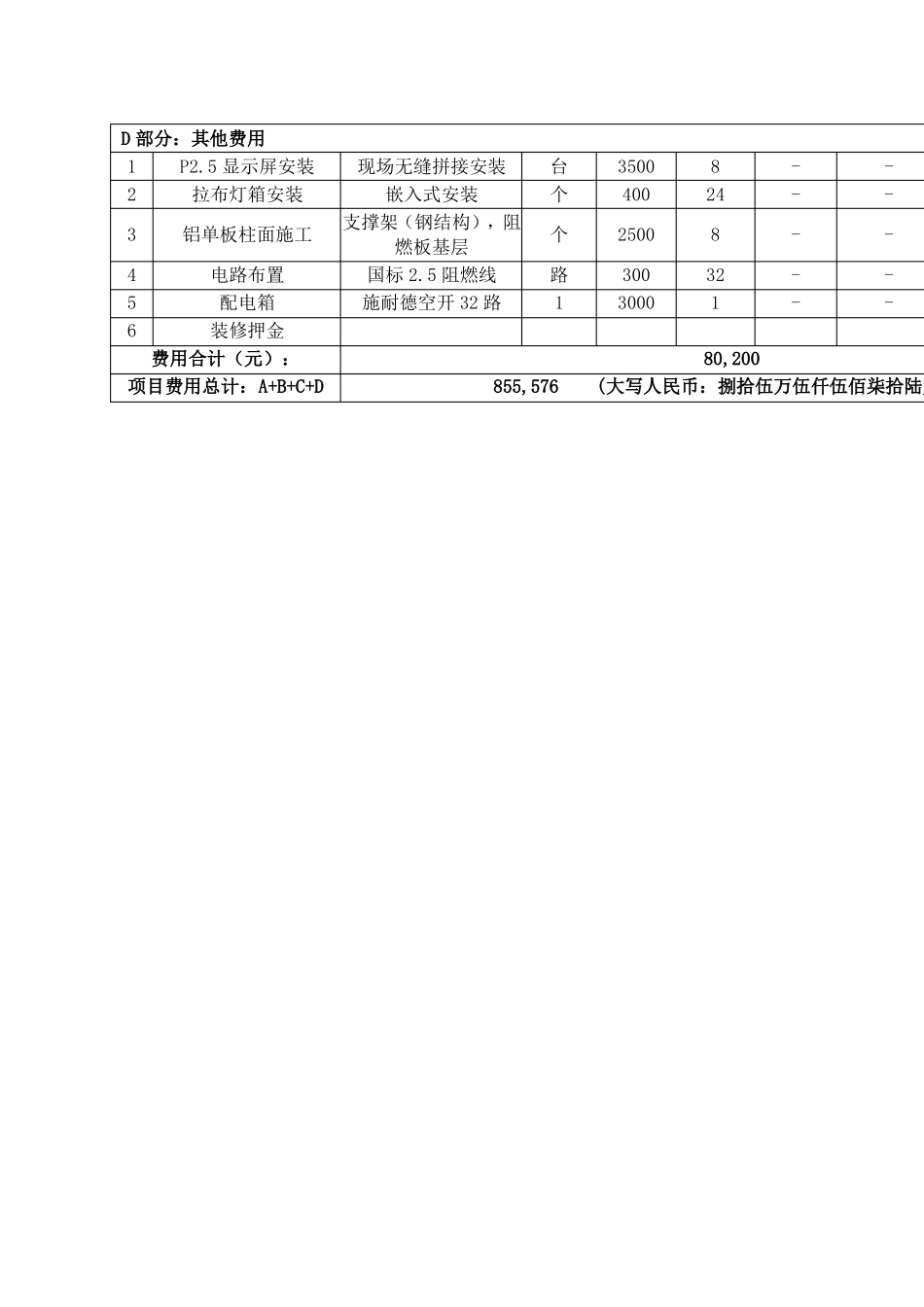 室内全彩P5LED显示屏报价方案_第3页