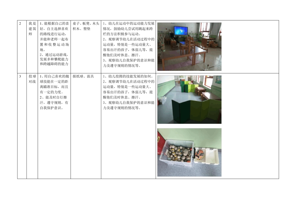 室内运动方案汇总大班_第2页