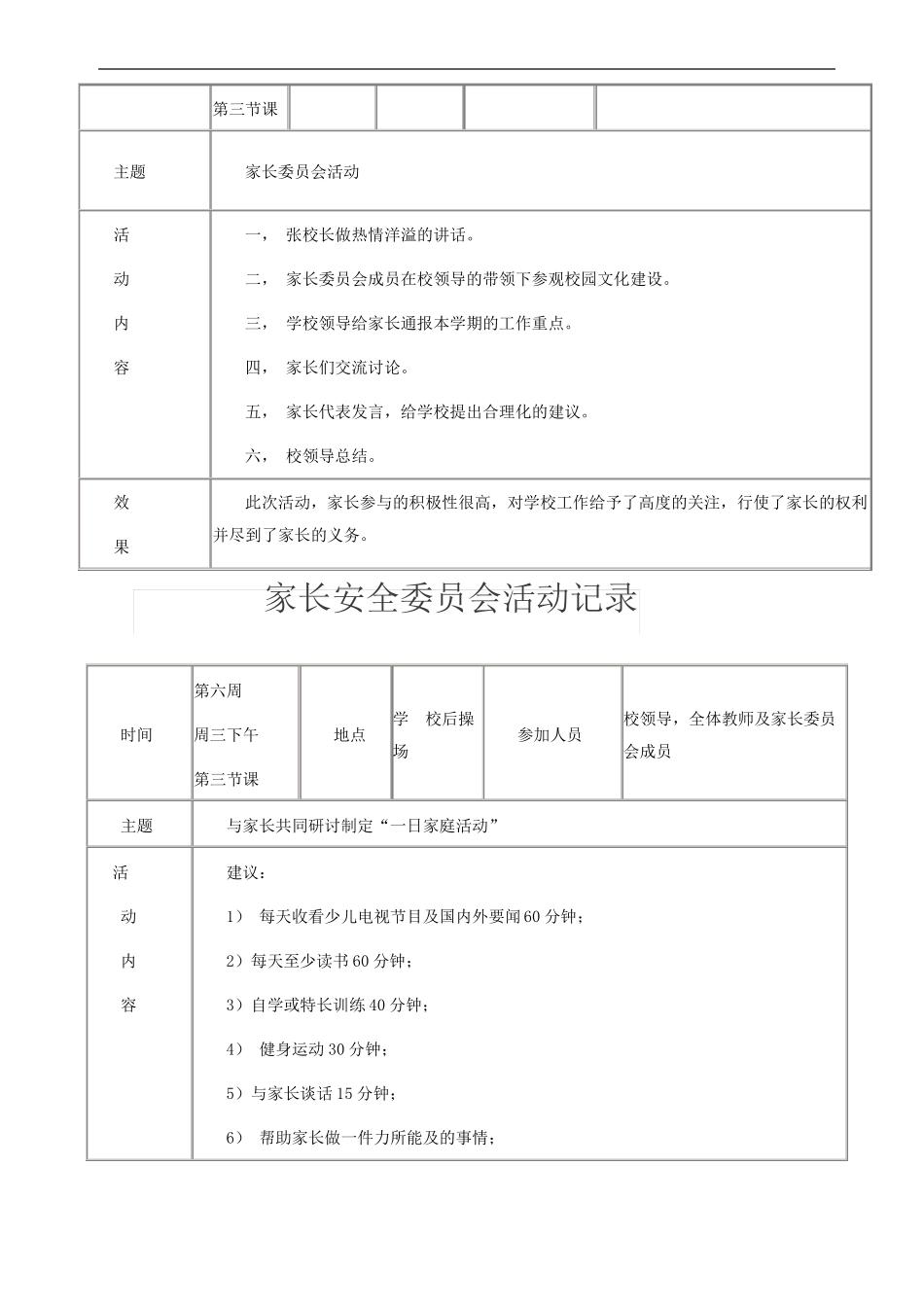 家长委员会活动记录_第3页