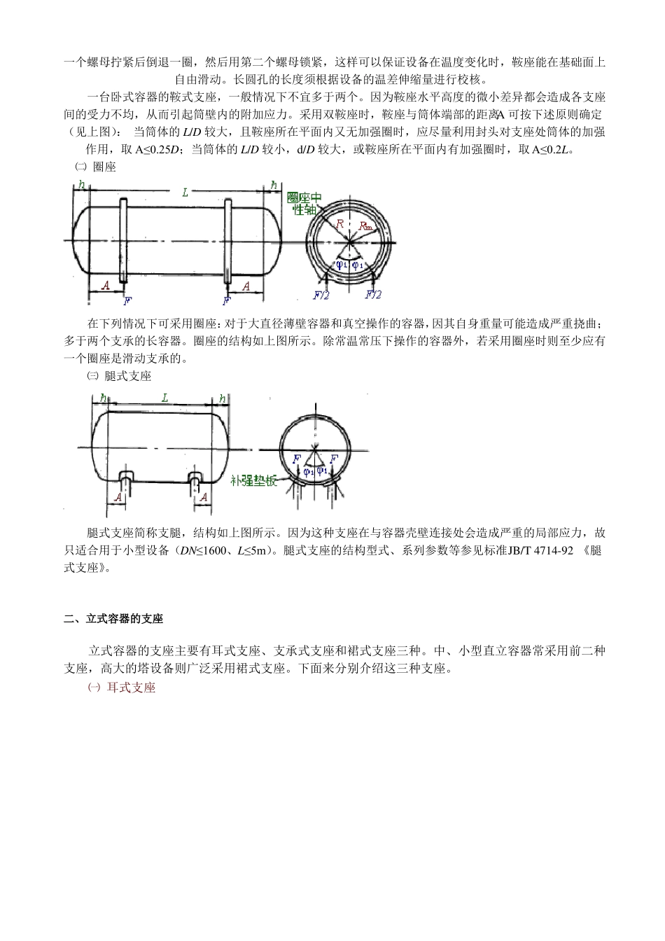 容器支座介绍_第2页