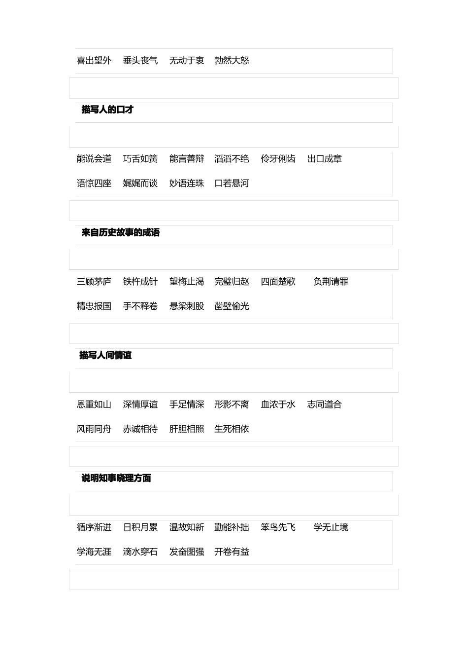 小升初语文成语总结归类_第2页