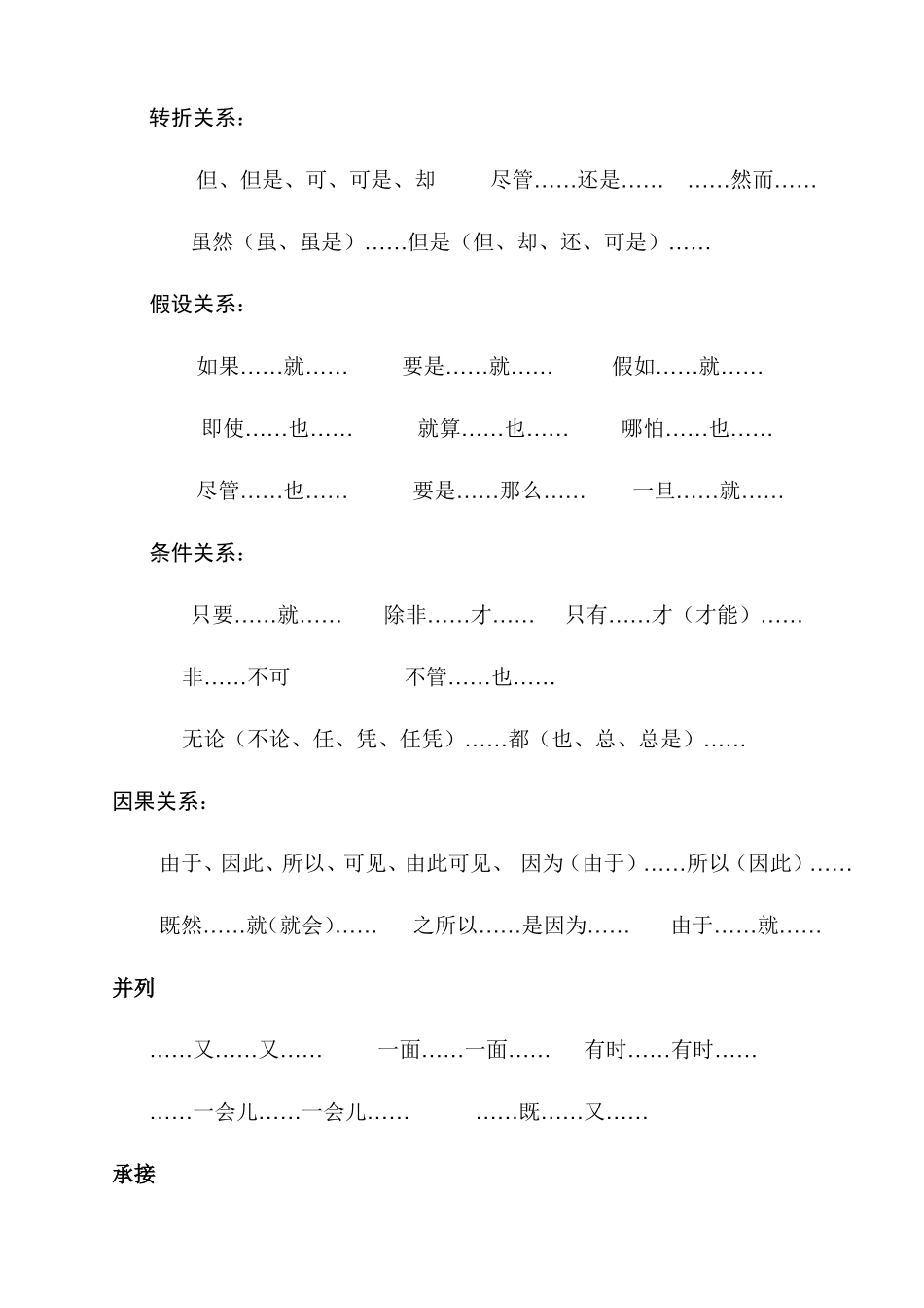 小学常用关联词及例句汇总_第2页