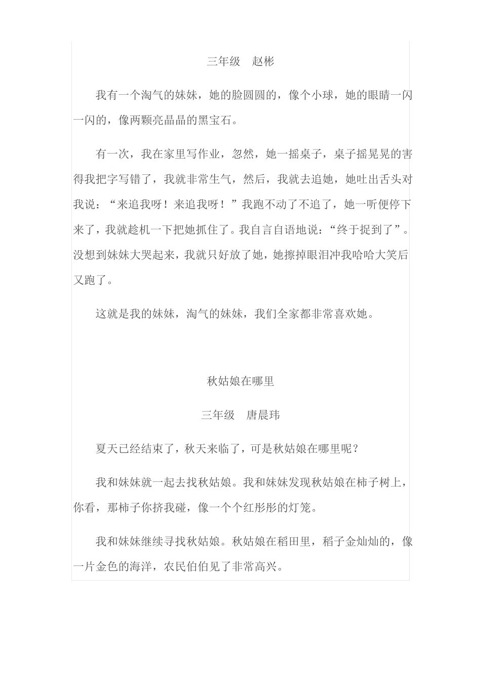 小学生作文集_第2页