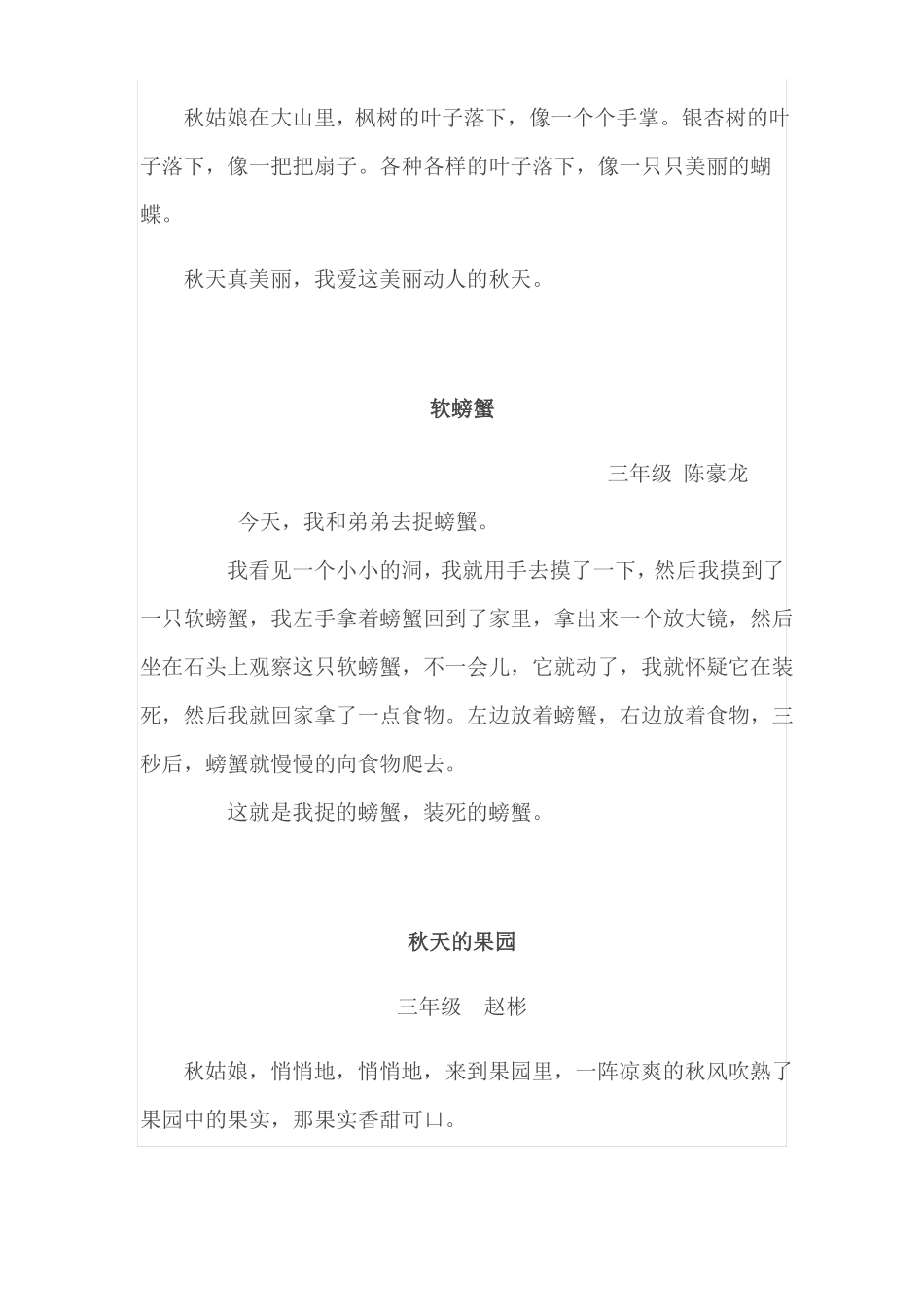 小学生作文集_第3页