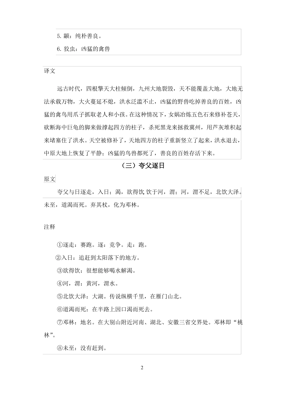 小学生文言文阅读_第2页