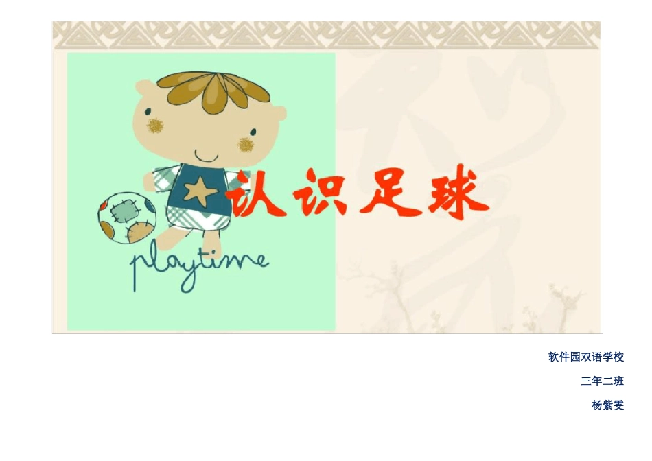 小学生足球知识_第1页