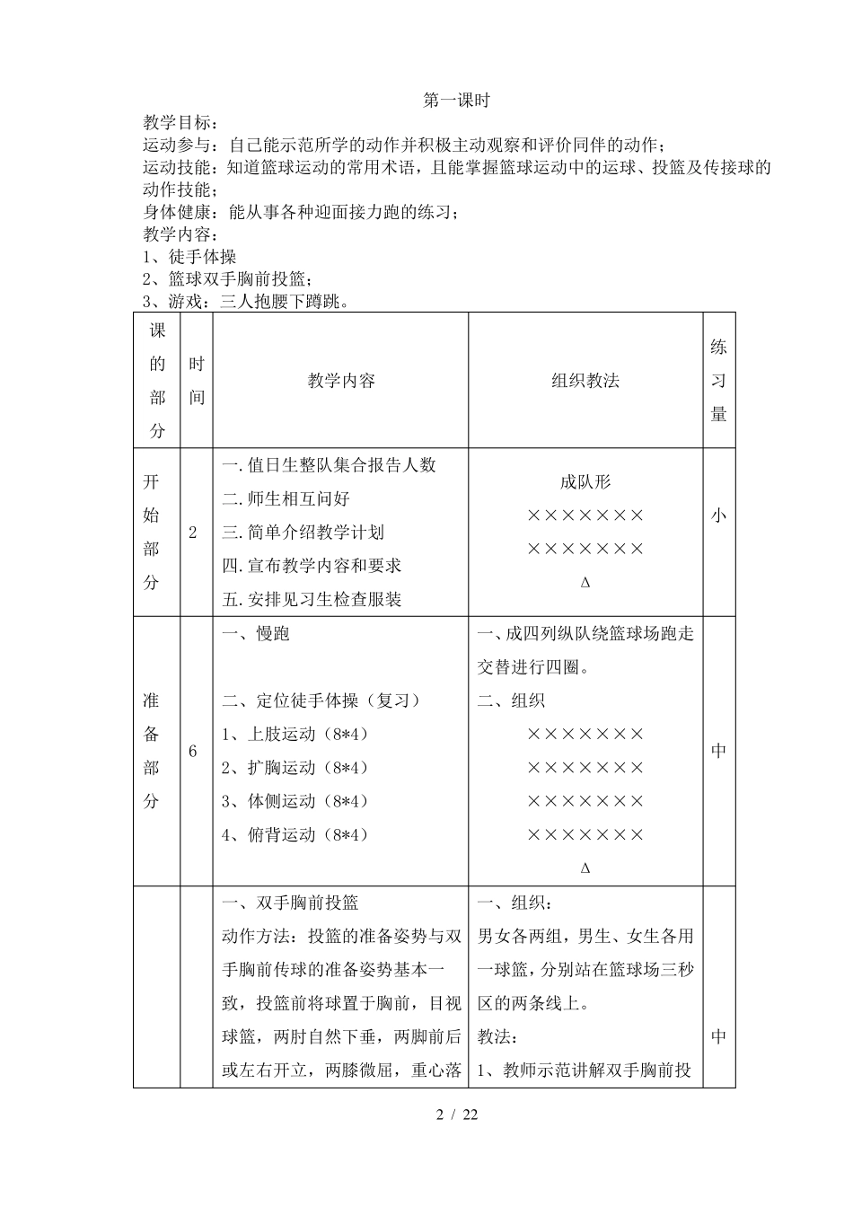 小学篮球教案_第2页