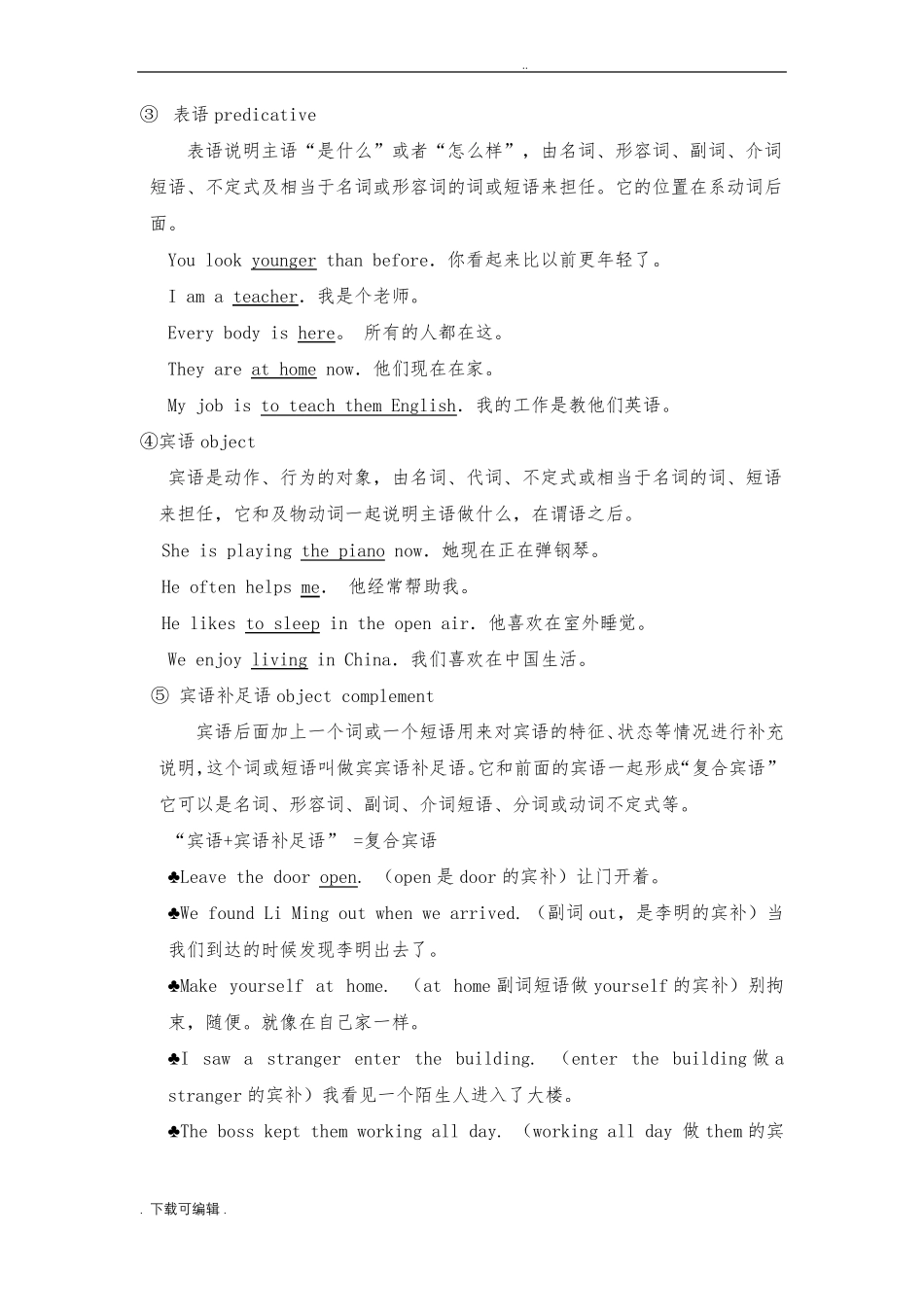 小学英语句子基本结构总结_第2页