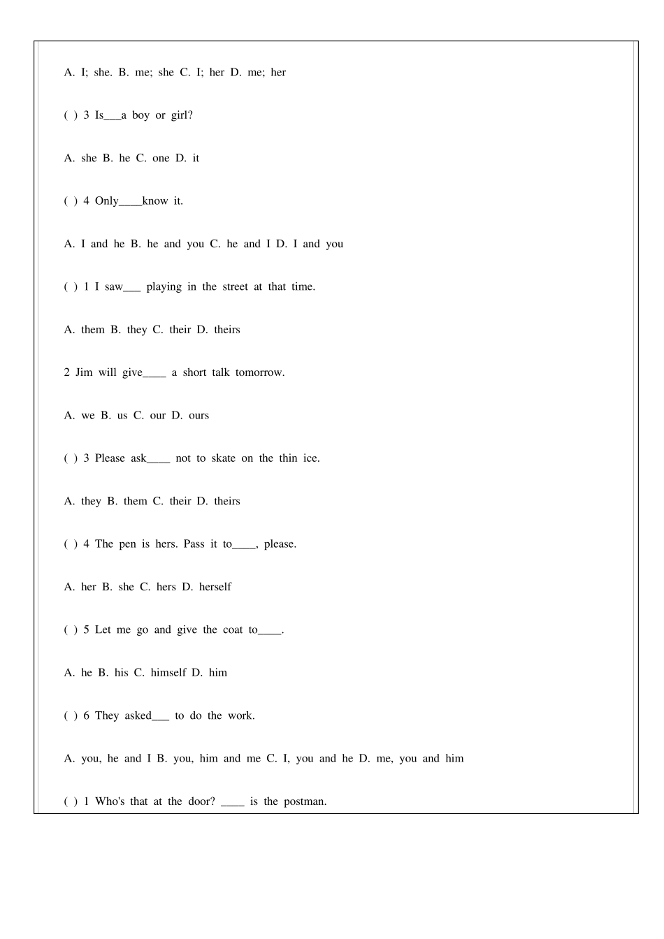 小学英语形容词与副词的比较级与最高级_第2页