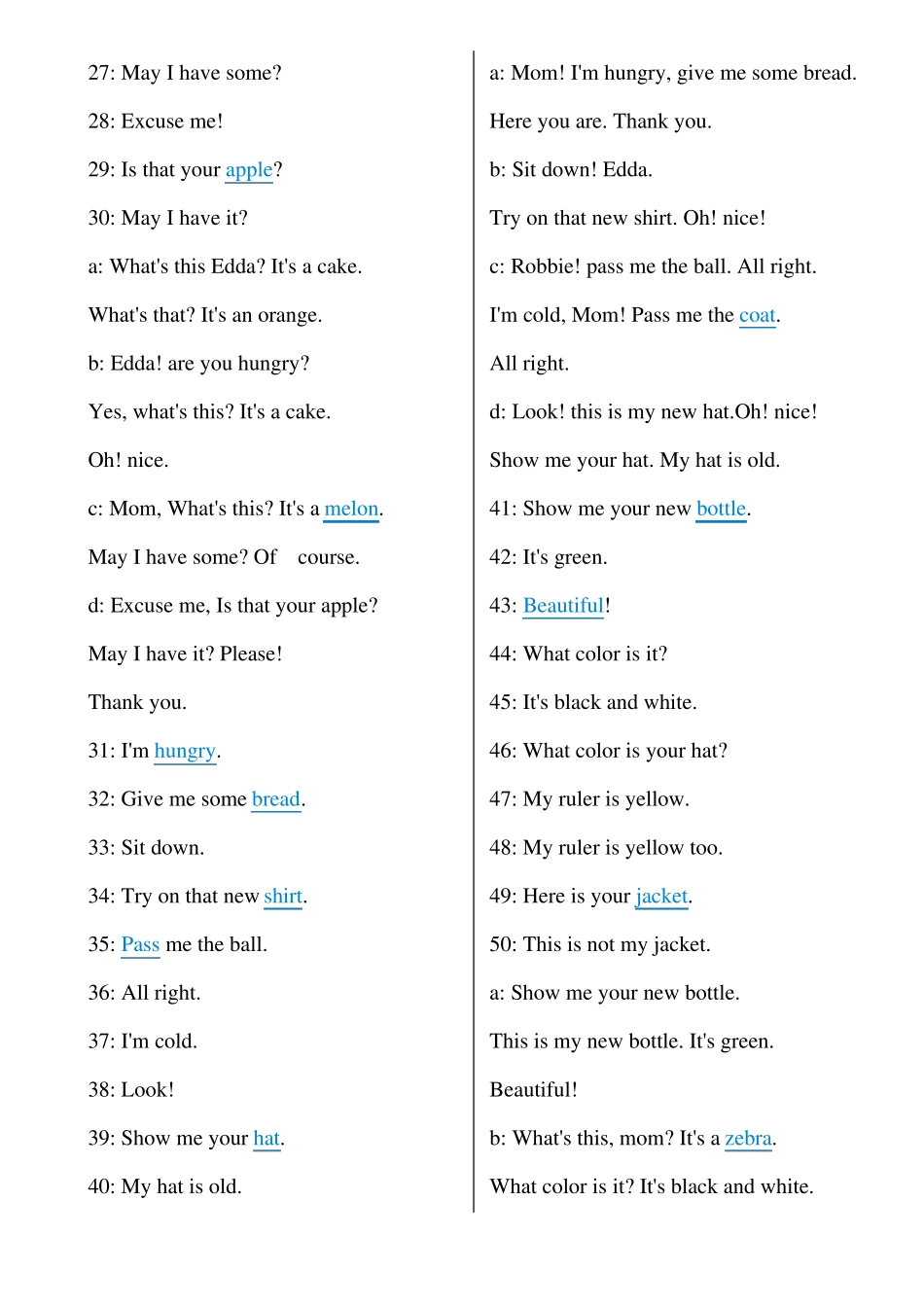 小学英语必背300句_第2页