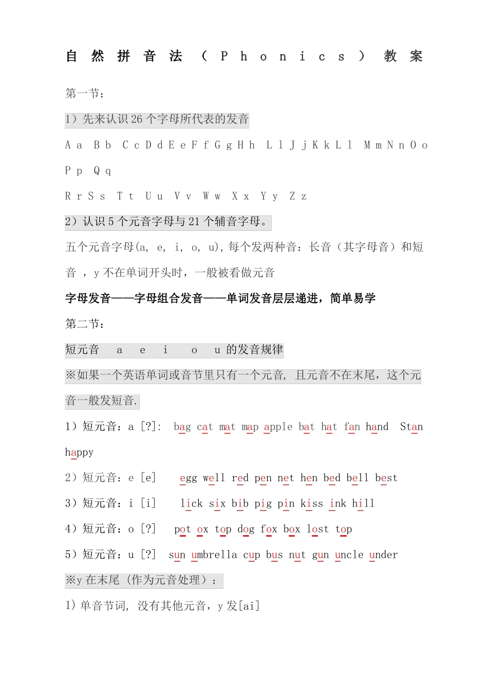 小学英语自然拼读法教学_第1页