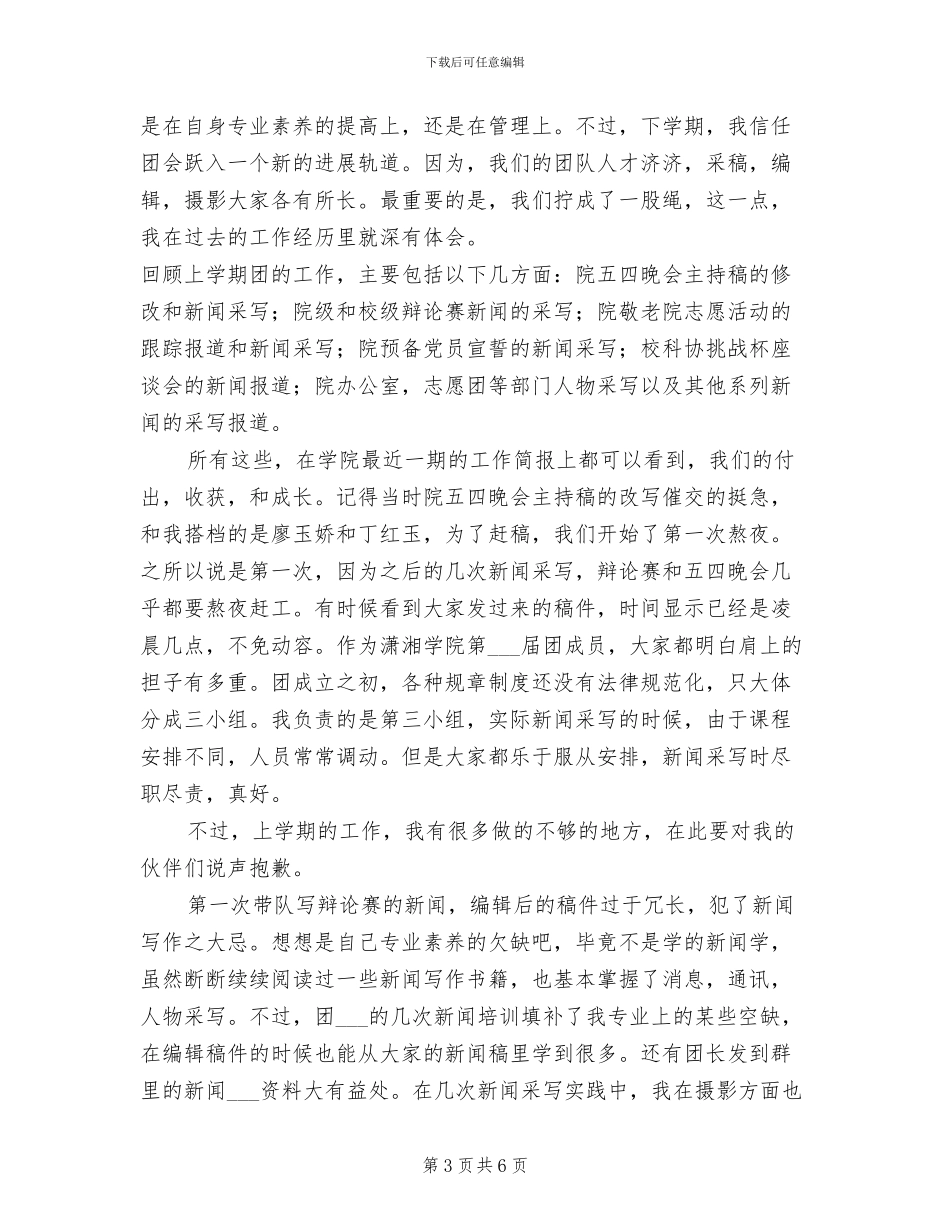 2024记者团个人工作总结_第3页