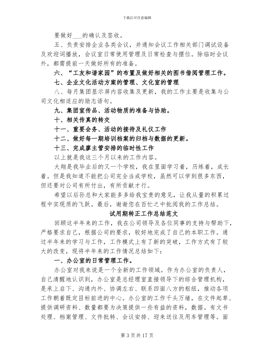 2024试用期转正工作总结_第3页