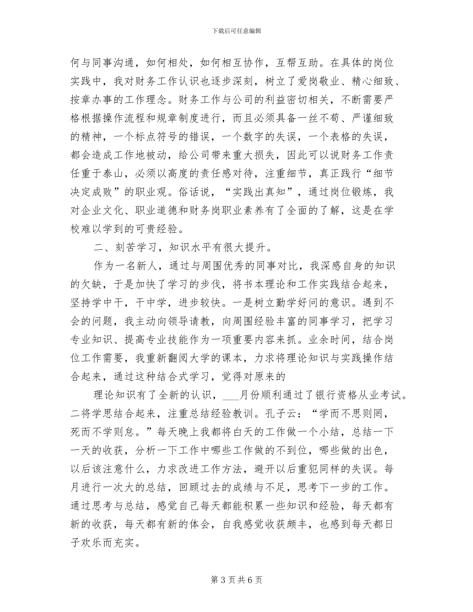 2024财务出纳工作年度总结_第3页