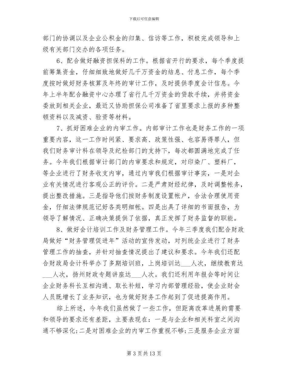 2024财务审计个人年终总结_第3页