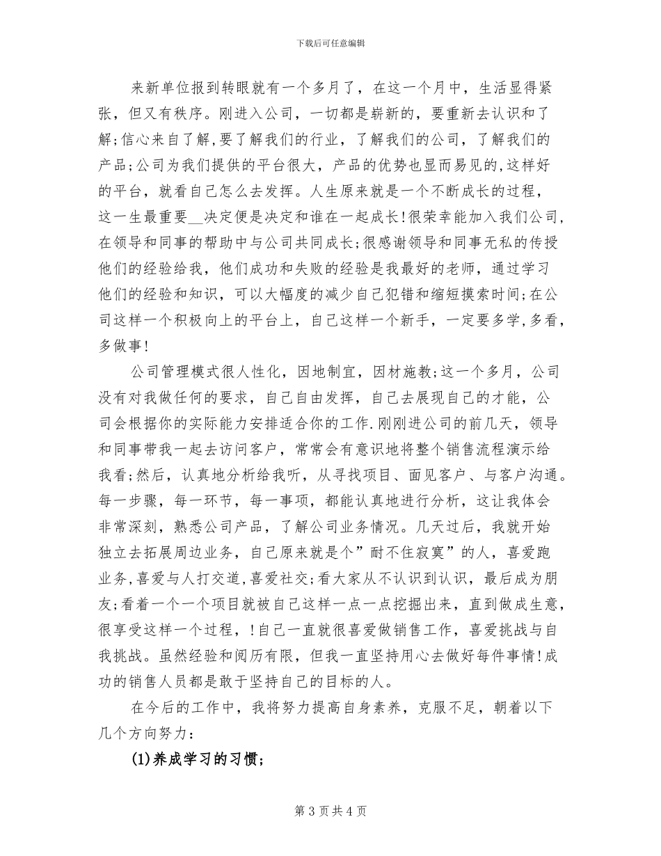 2024销售业务员年终总结_第3页