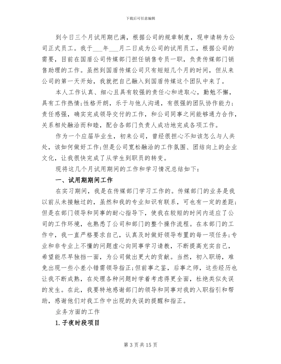 2024销售助理工作年度总结_第3页
