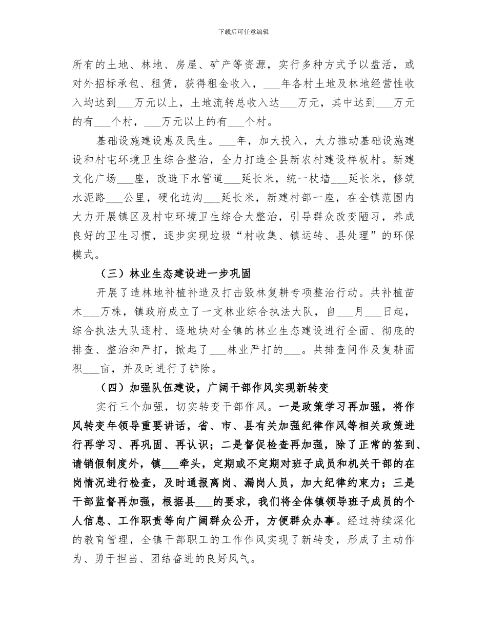 2024镇政府年工作总结及年工作要点_第2页