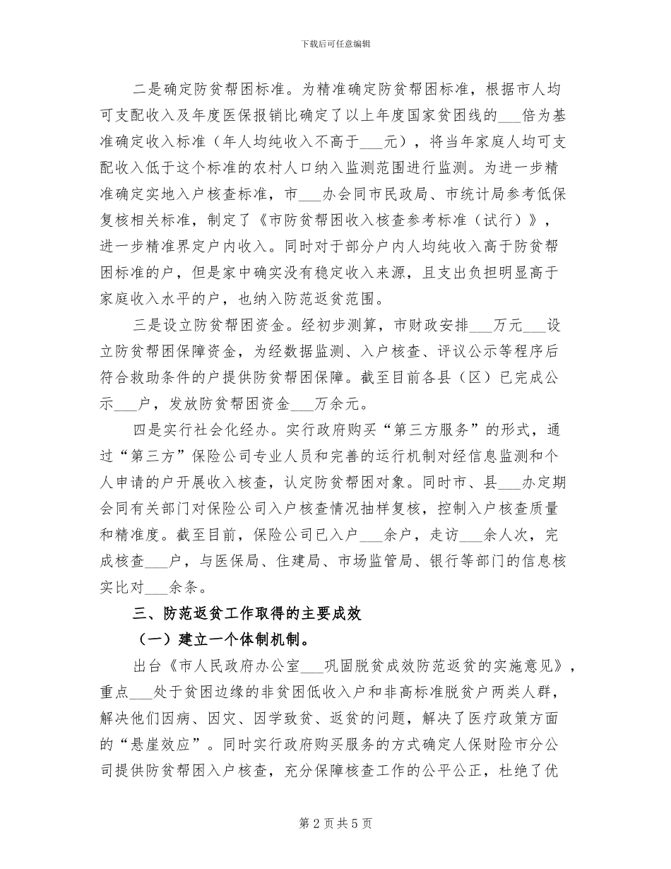 2024防范返贫工作总结_第2页