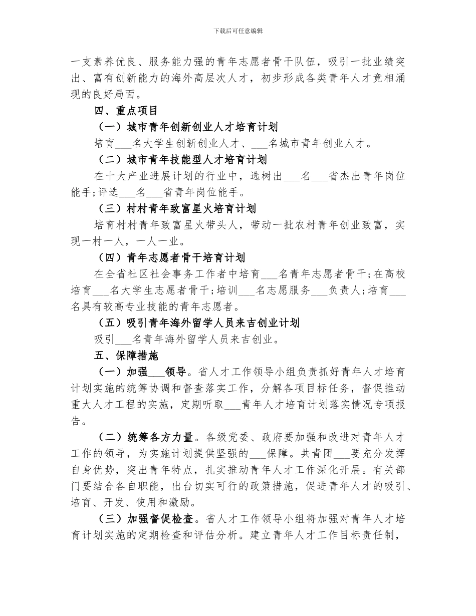 2024青年人才工作总结_第2页