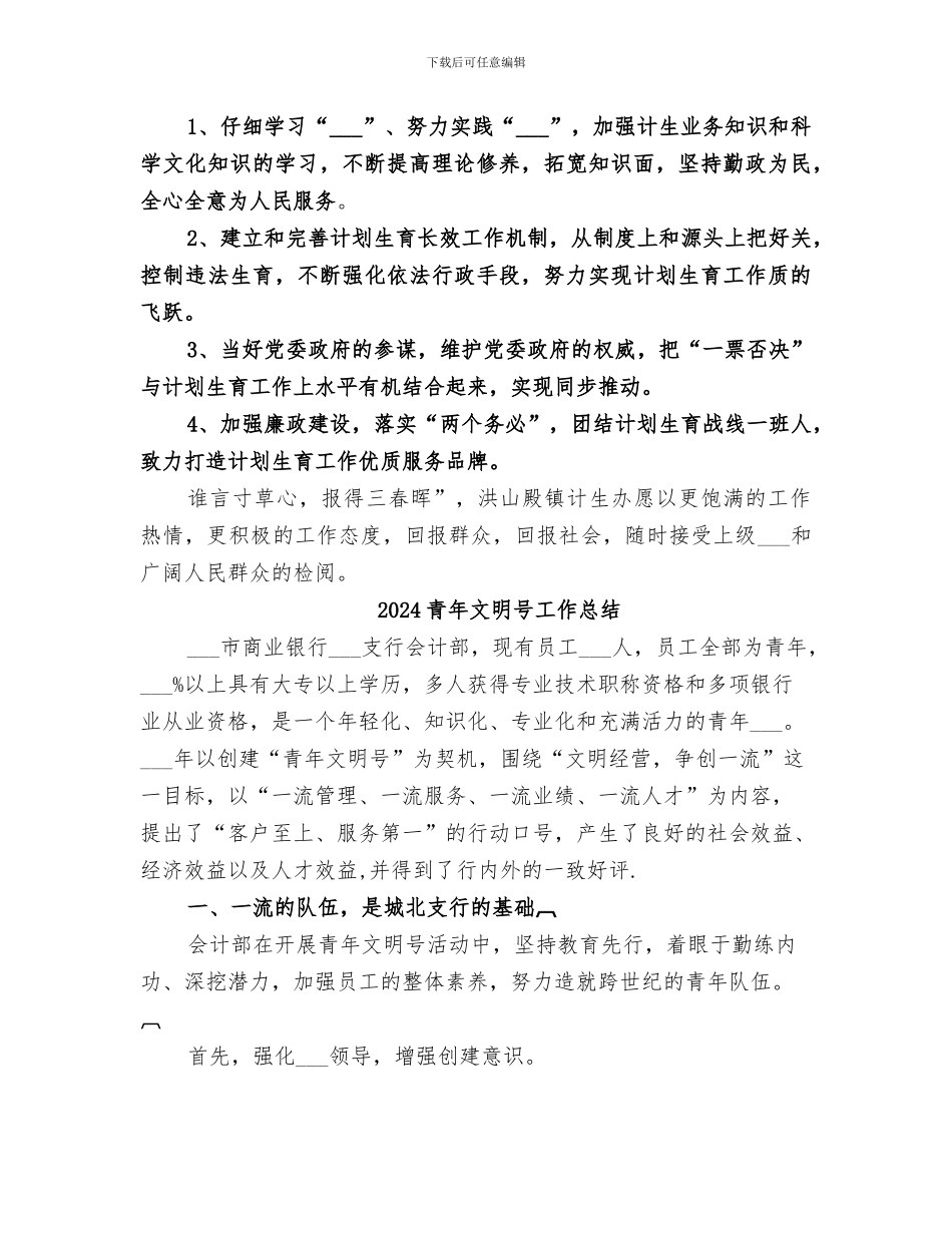 2024青年文明号创建总结_第3页