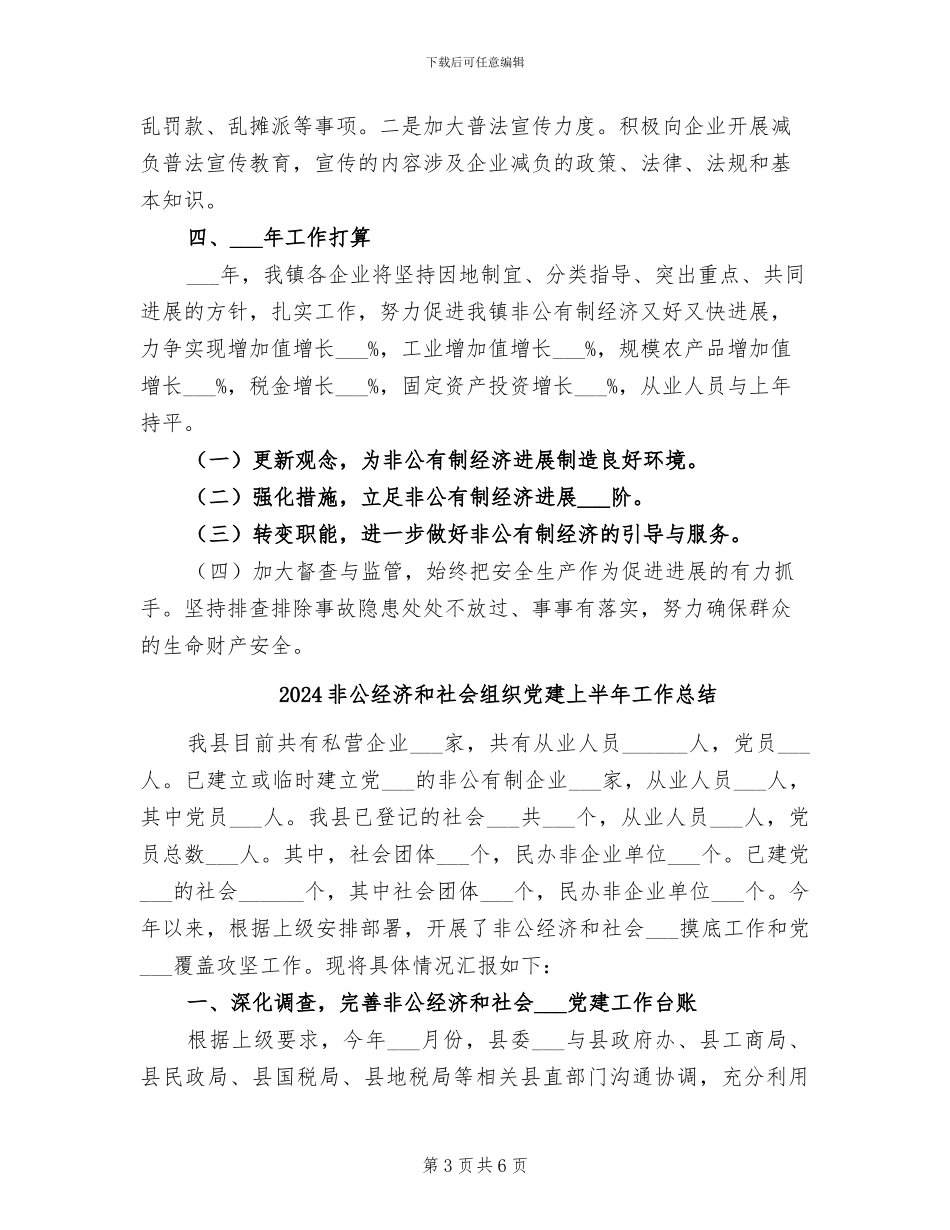 2024非公有制经济工作总结_第3页