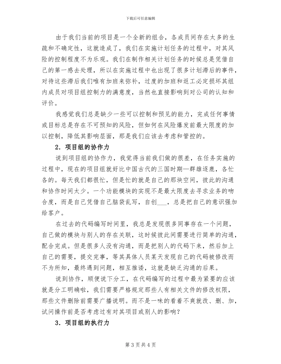 2024项目管理年终总结_第3页