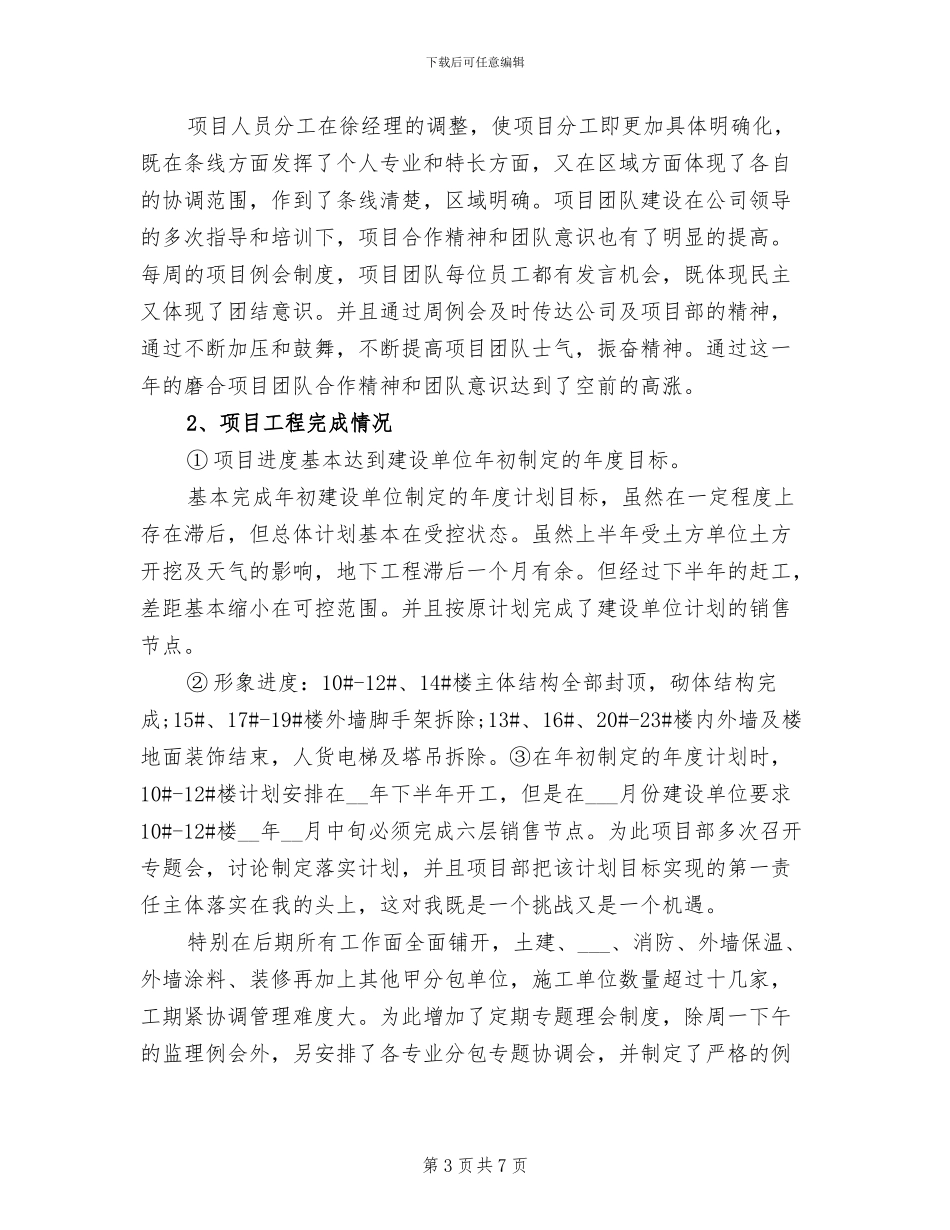 2024项目经理年底总结_第3页