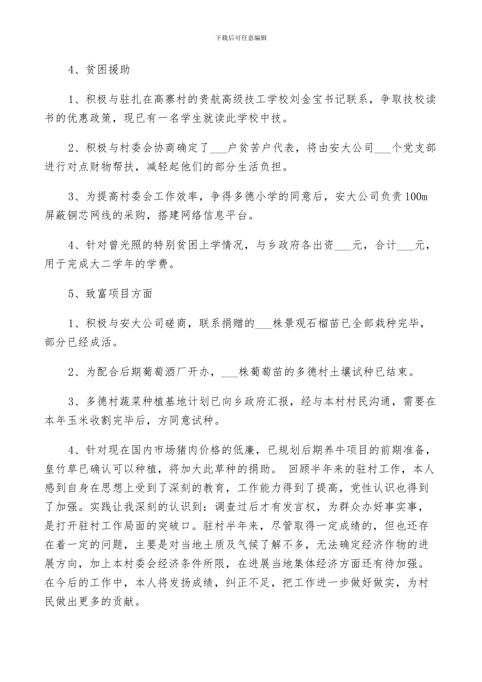 2024驻村工作总结_第3页