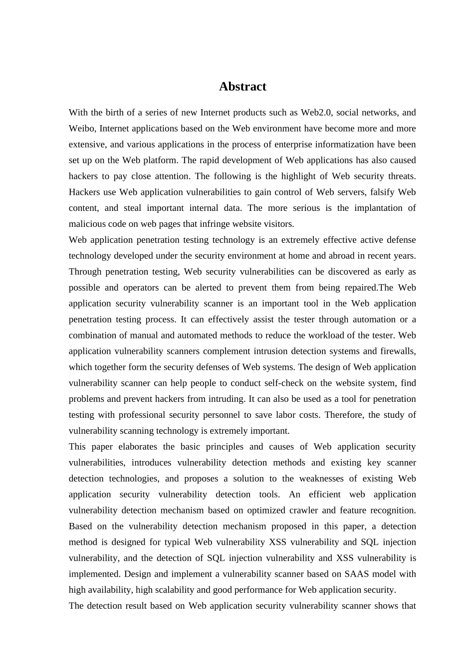 4万字硕论Web应用安全-漏洞扫描器设计与实现_第3页