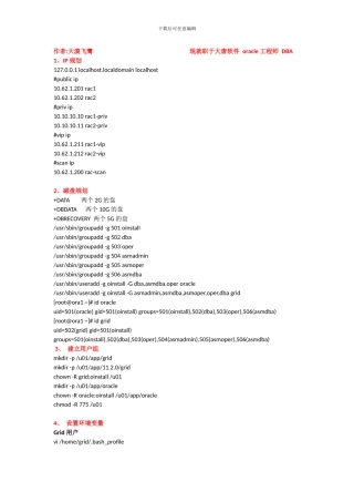 linux下oracle11.2g安装详细记录