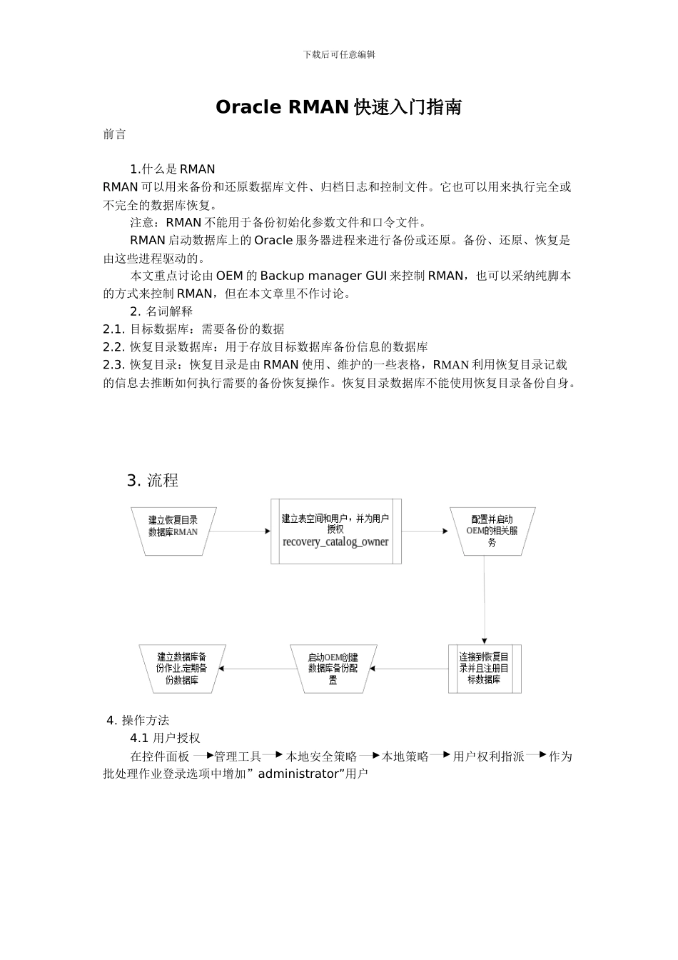 Oracle RMAN快速入门指南_第1页