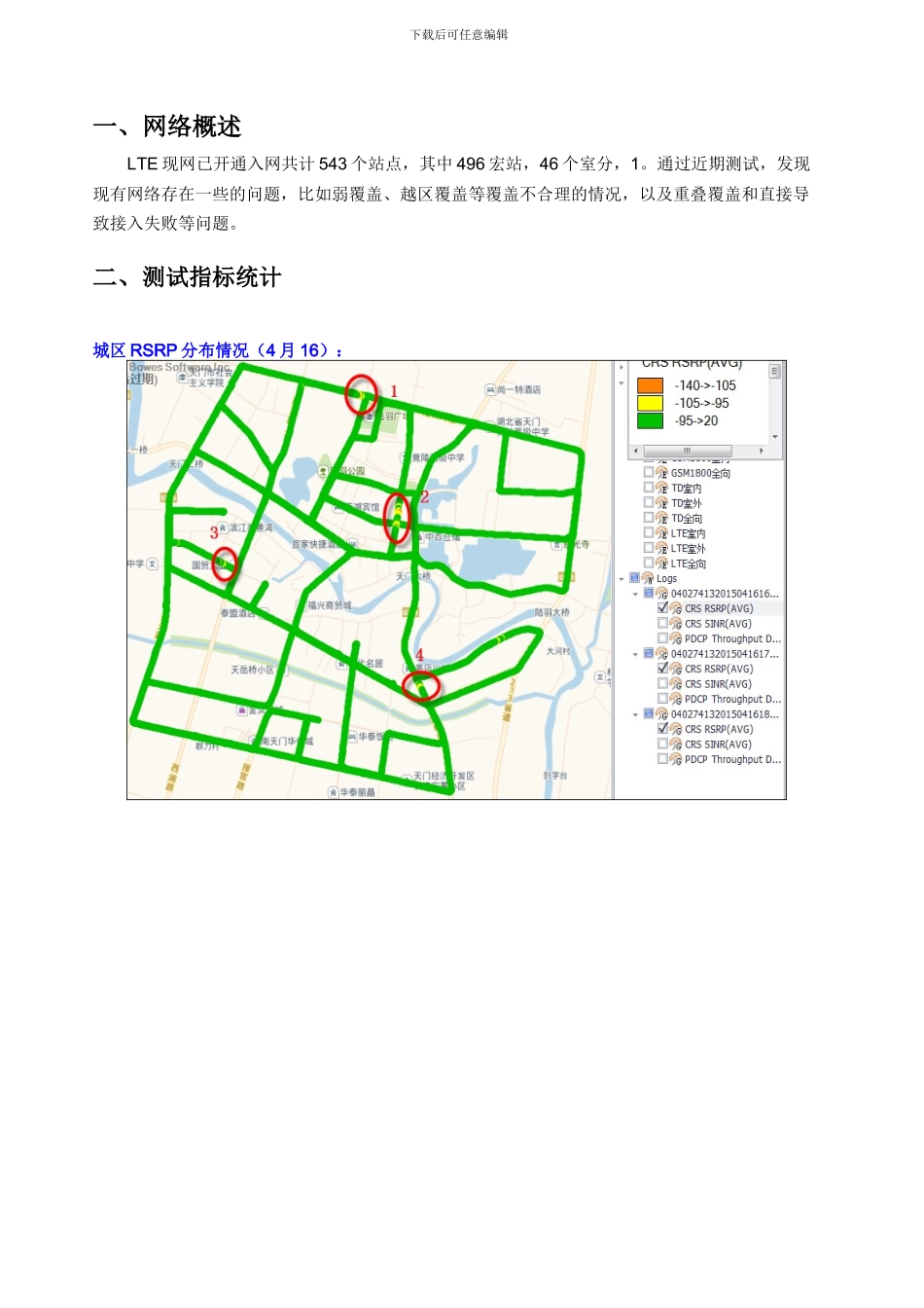 TD-LTE网络测试ATU分析处理报告---_第3页