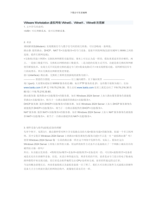 VMware 虚拟网络图解