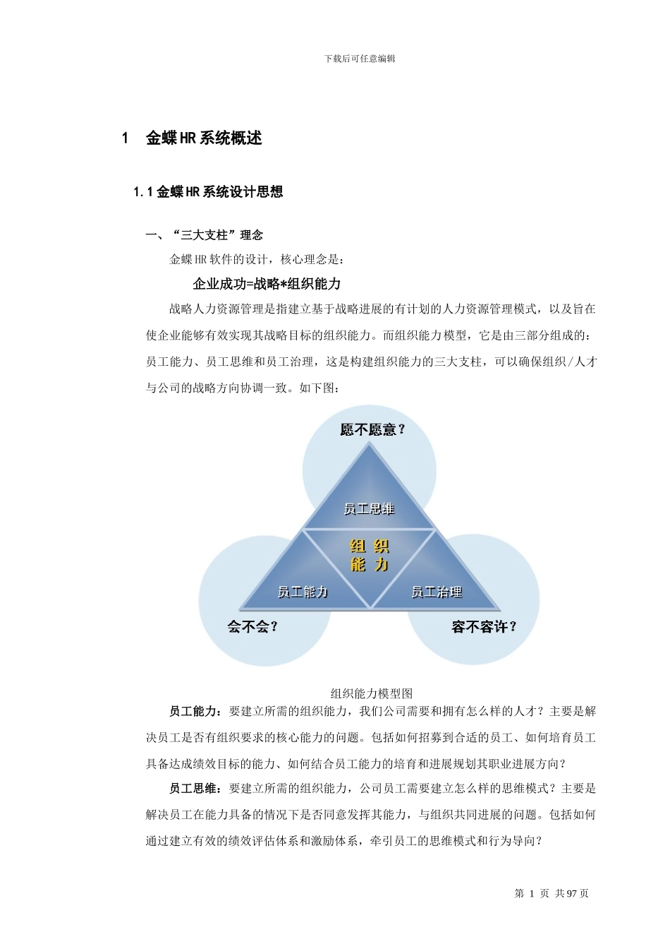 XXXX ERP 软件 金蝶 K3 HR 人力资源 模块 完全手册 说明书_第3页