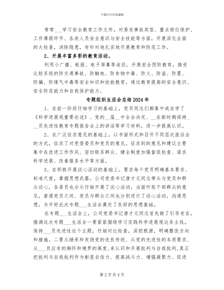 专项整治2024年工作总结_第2页