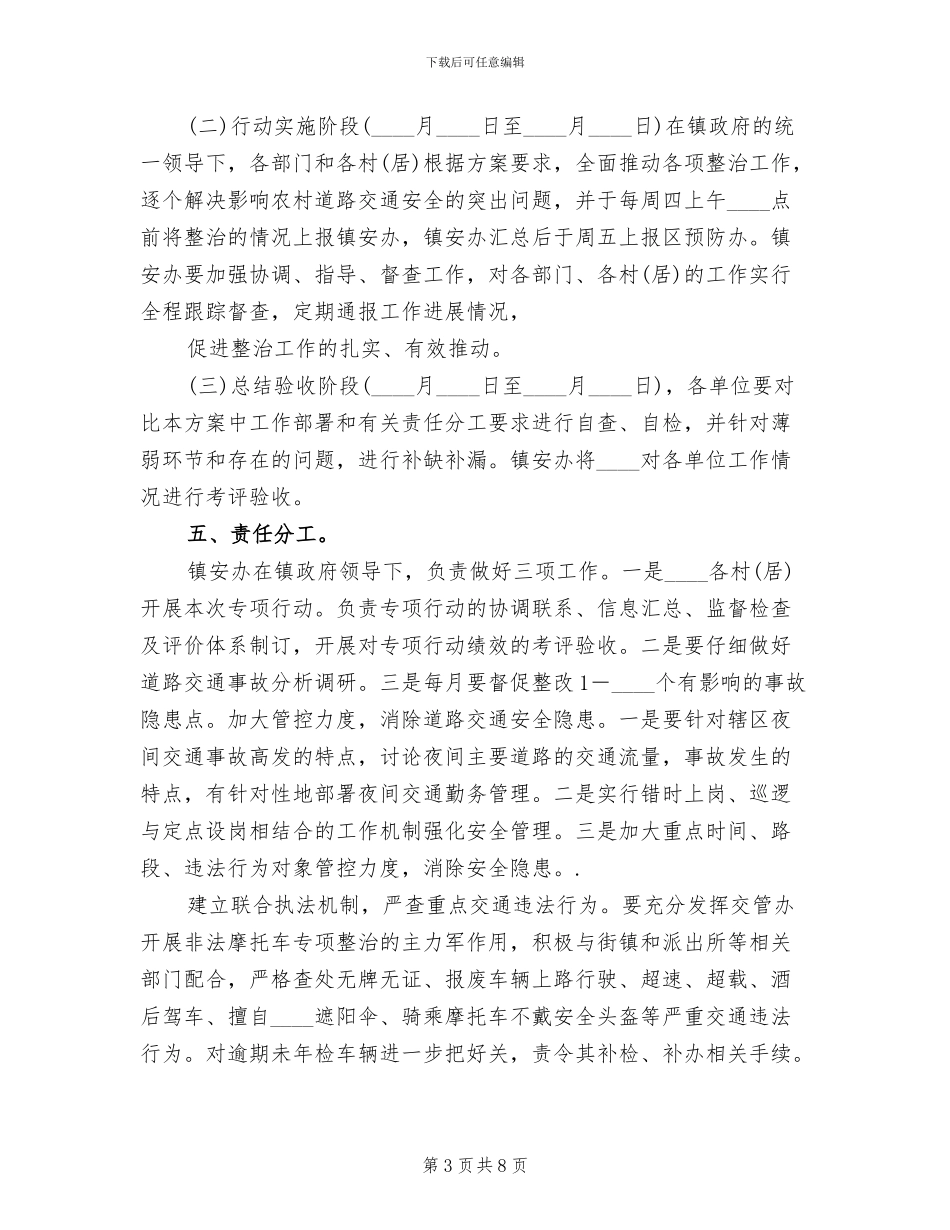 专项整治方案范本季度_第3页