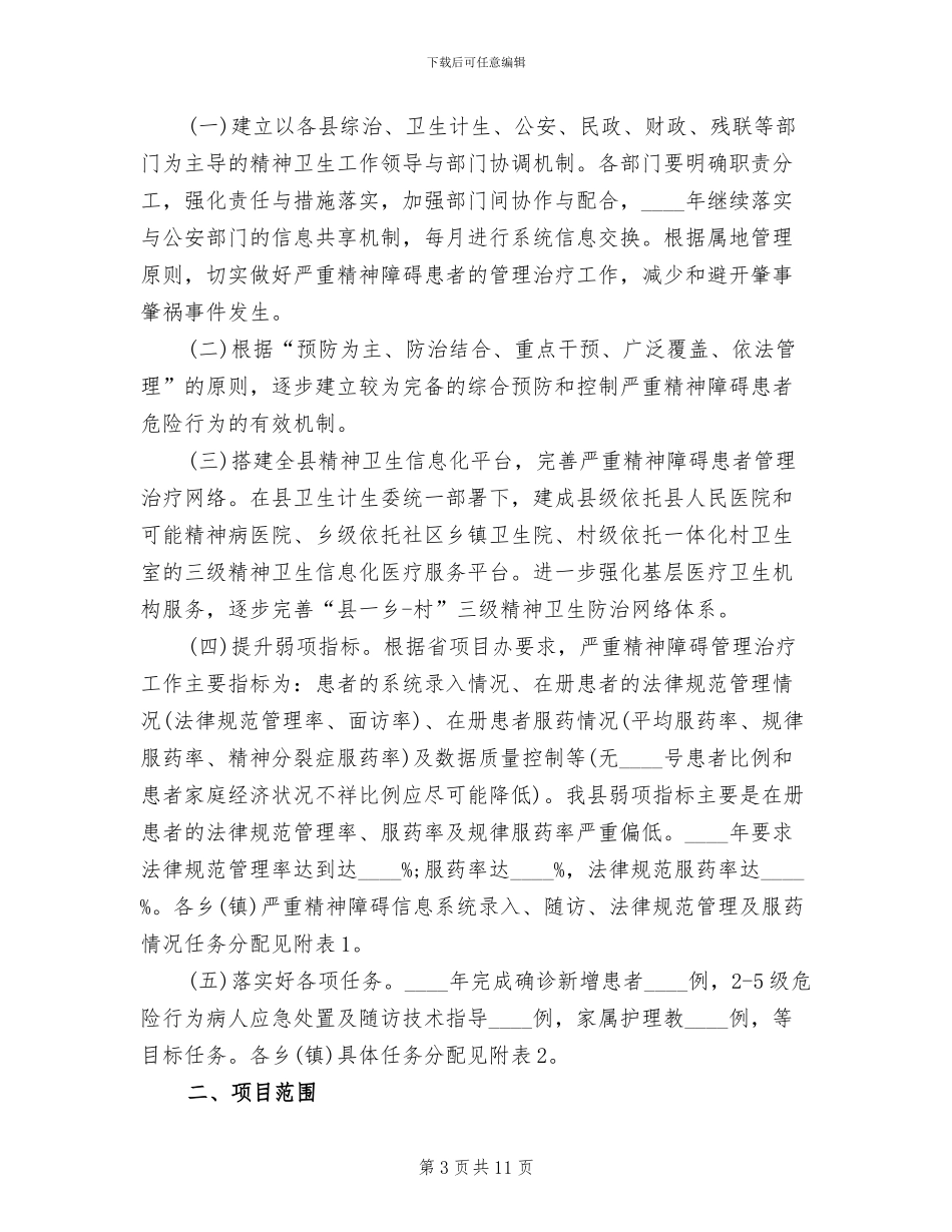 严重精神障碍方案范本_第3页