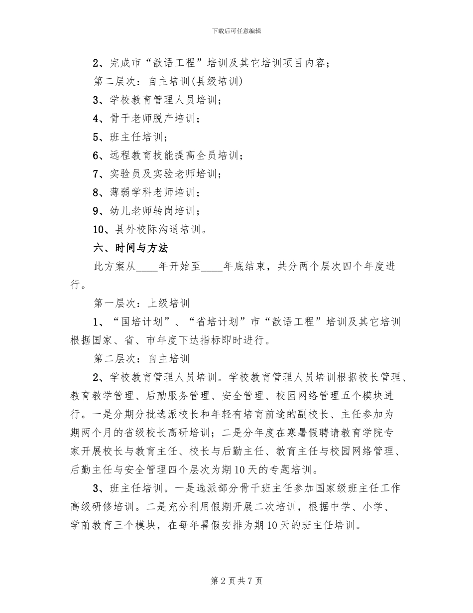 中小学师资培育方案_第2页