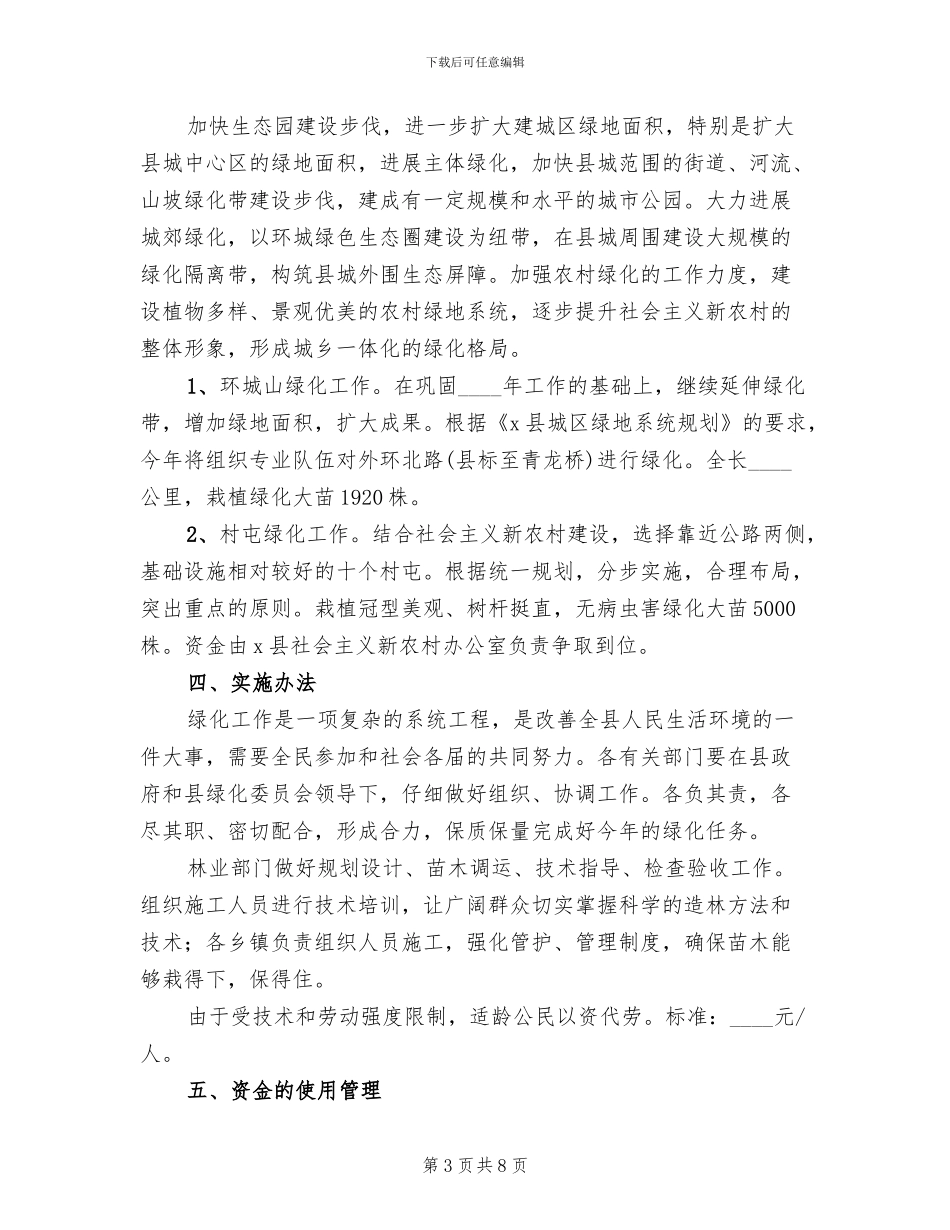 义务植树活动方案_第3页